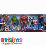 Set De Muñecos Avengers (5 Personajes) Mod 2