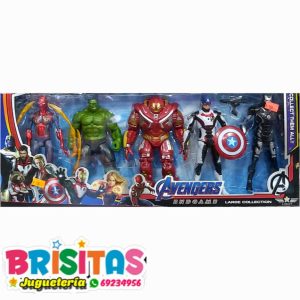 Set De Muñecos Avengers (5 Personajes) Mod 2