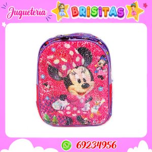 Mochila Minnie Mouse  con lentejuelas (Tam. Carta)