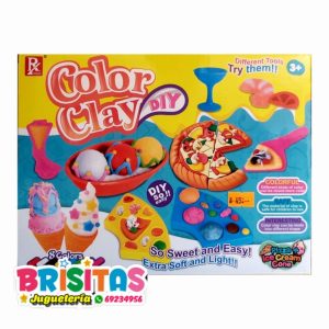 Set De Plastilina Color Clay Helado