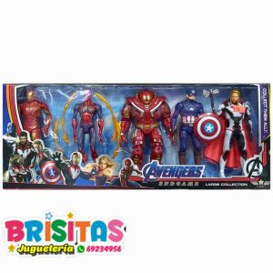 Set De Muñecos Avengers (5 Personajes) Mod 1