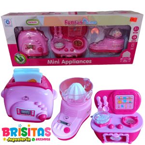 Set Tostadora + Mini Cocina Y Batidora
