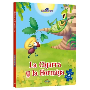Libro La Cigarra y la Hormiga Rompecabezas