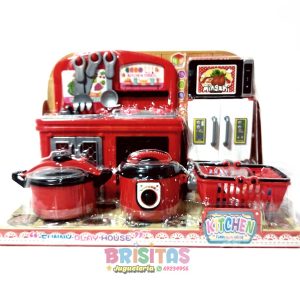 Set de Cocina Roja En blister