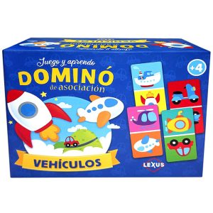 Dominó de Asociación Vehículos Juega Y Aprende