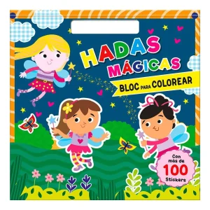 Libro Para Colorear Hadas Mágicas Bloc