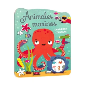 Libro Para Colorear Animales Marinos