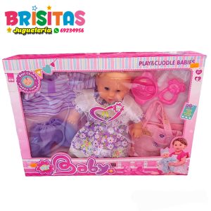 Muñeca Baby + Accesorios