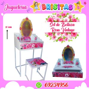 Set de Belleza Rosa Vintage (110 cm)