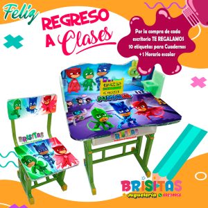 Escritorio Infantil Héroes En Pijama