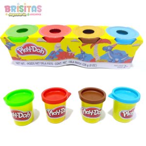 Set De Plastilina × 4 Botes Play Doh (Genérico)
