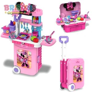 Set De Cocina Y Maleta 3 En1 Minnie Disney