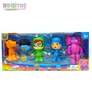 Set De Pocoyo Grande De Goma (6 Personajes)