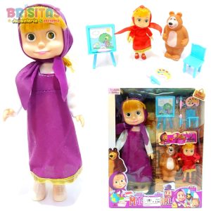 Masha Y El Oso + Amigos Y Accesorios