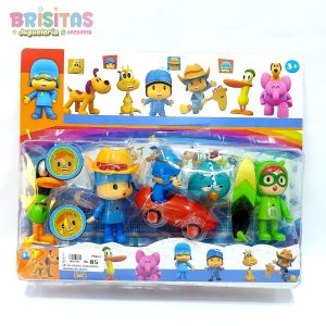 Set De Pocoyo En Blister (5 Personajes) Mod 2