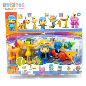 Set De Pocoyo En Blister (5 Personajes) Mod 1