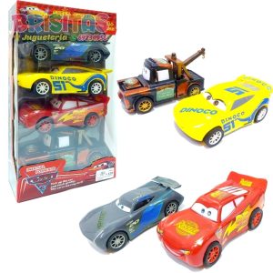 Set De Autos Cars Grandes × 4 Unidades