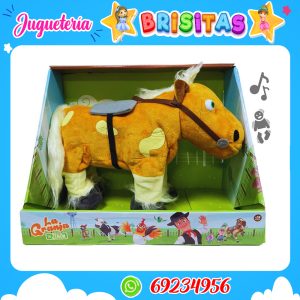 Peluche Musical Caballo Percheron Granja De Zenón