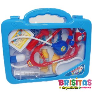 SET DE DOCTOR EN MALETA  CELESTE
