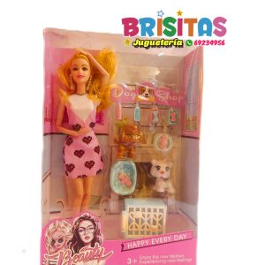 MUÑECA + MASCOTAS