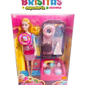 Muñeca Tipo Barbie Pastelera