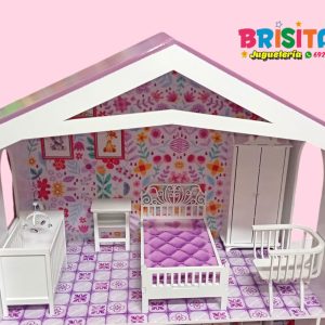 Juego de Dormitorio p/muñecas MDF