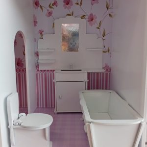 Juego de baño p/muñecas MDF (copia)