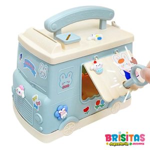 Alcancía Bus Carrito Kawaii