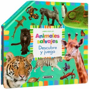 Animales Salvajes Descubre y Pega