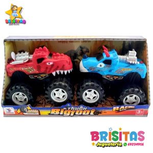 Autos De Dinosaurios Con Sonido (2 En 1) Mod 2