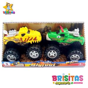 Autos De Dinosaurios Con Sonido (2 En 1) Mod 1
