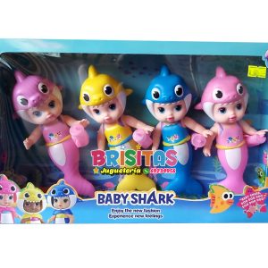 Baby Shark De Goma (4 Personajes)