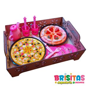 Juego de Pizza y Torta Con Bandeja