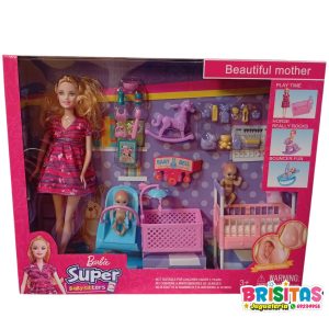 Muñeca Barbie con Accesorios