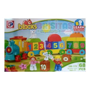 Bloques Tren Blocks (68 Piezas)