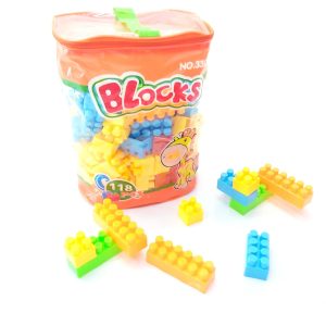 Bolsa De Bloques Grandes Con 118 Pcs