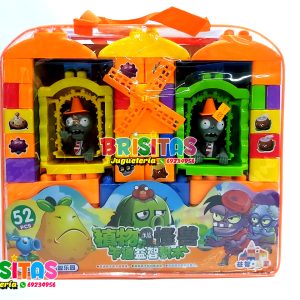 Bolson Bloques Zombis (52 Piezas)