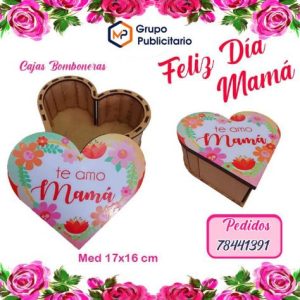 Caja Bombonera Te Amo Mamá