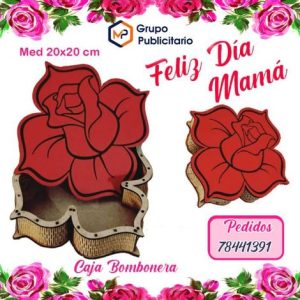 Caja Bombonera Rosa