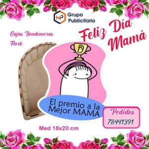 Caja Bombonera El Premio a la Mejor Mamá