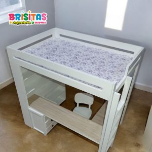 Cama con Oficina Mdf