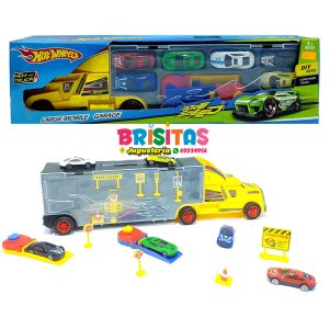Hot wheels Camión Con Autos Grande
