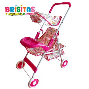 Carrito Metálico Para Muñecas Bebés Mod 2