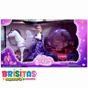 Carroza Lila Princesa Mágica