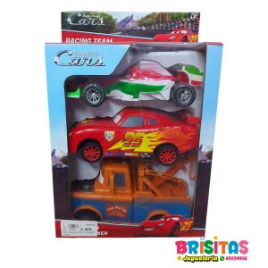 Cars Set de 3 Autos Medianos