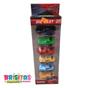 Autos Cars 6 en 1 Pequeños