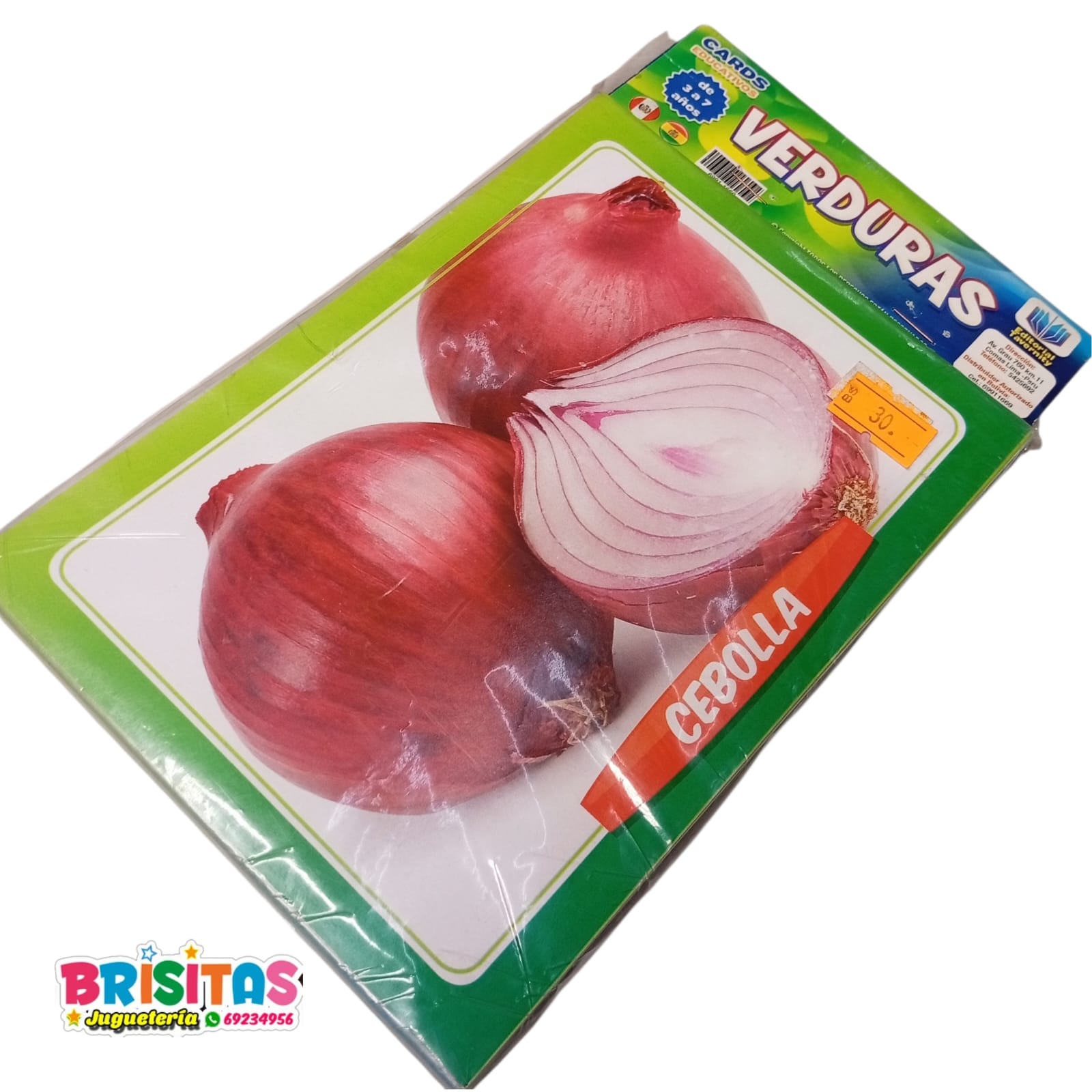 Tarjetas de Aprendizaje de Verduras