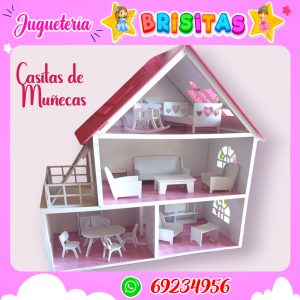 Casita de Muñecas Mediana + accesorios