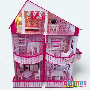 Casa de muñecas Mansión fucsia