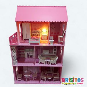 Casa de muñecas Queen   (Rosa intenso)